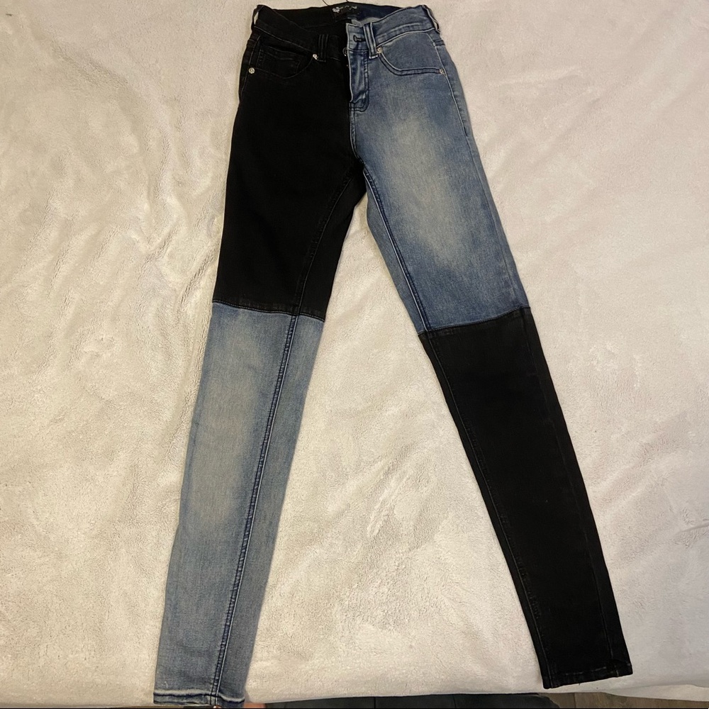 Filthy Wealth jeans cinched waist, high waisted